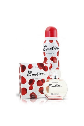 Emotion Romance Edt 50 ml Kadın Parfüm + Romance Deodorant 557105ym