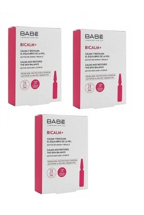 Babe Bicalm+ Kızarıklığa Eğilimli Ciltler Için Yatıştırıcı Konsantre Bakım 6x2 ml
