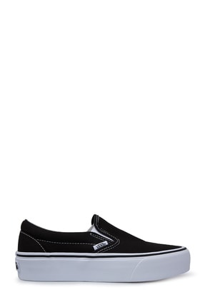 Vans Kadın Siyah Ua Classic Slip On Platform Ayakkabı Vn00018eblk1