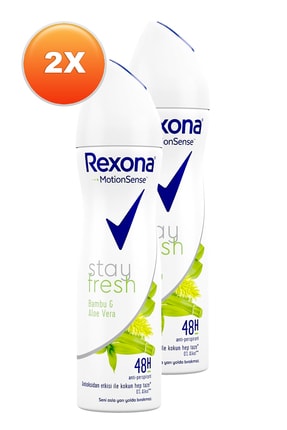 Rexona Stay Fresh Bambu Ve Aloe Vera Kadın Deodorant 150 Ml. Ikili Paket