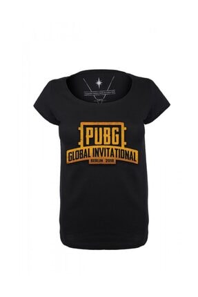 Angemiel Wear Pubg Global Invitational Pamuklu Beyaz Siyah Tişört