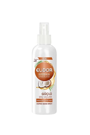 Elidor Express Saç Bakım Spreyi güçlü Saç Uçları Hindistan Cevizi Yağı 210 ml