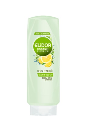 Elidor Doğanın Enerjisi Bakım Kremi 500 ml Detox Ferahlığı Limon & Yeşil Çay Ph Dengeli