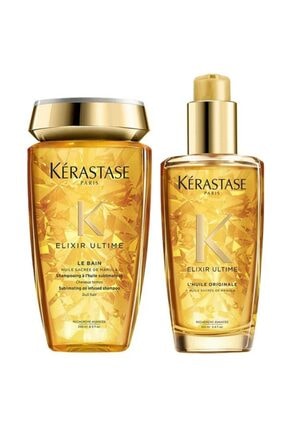 Kerastase Mat Saçlar için Parlaklık Şampuan 250ml. + Parlaklık Yağı 100ml