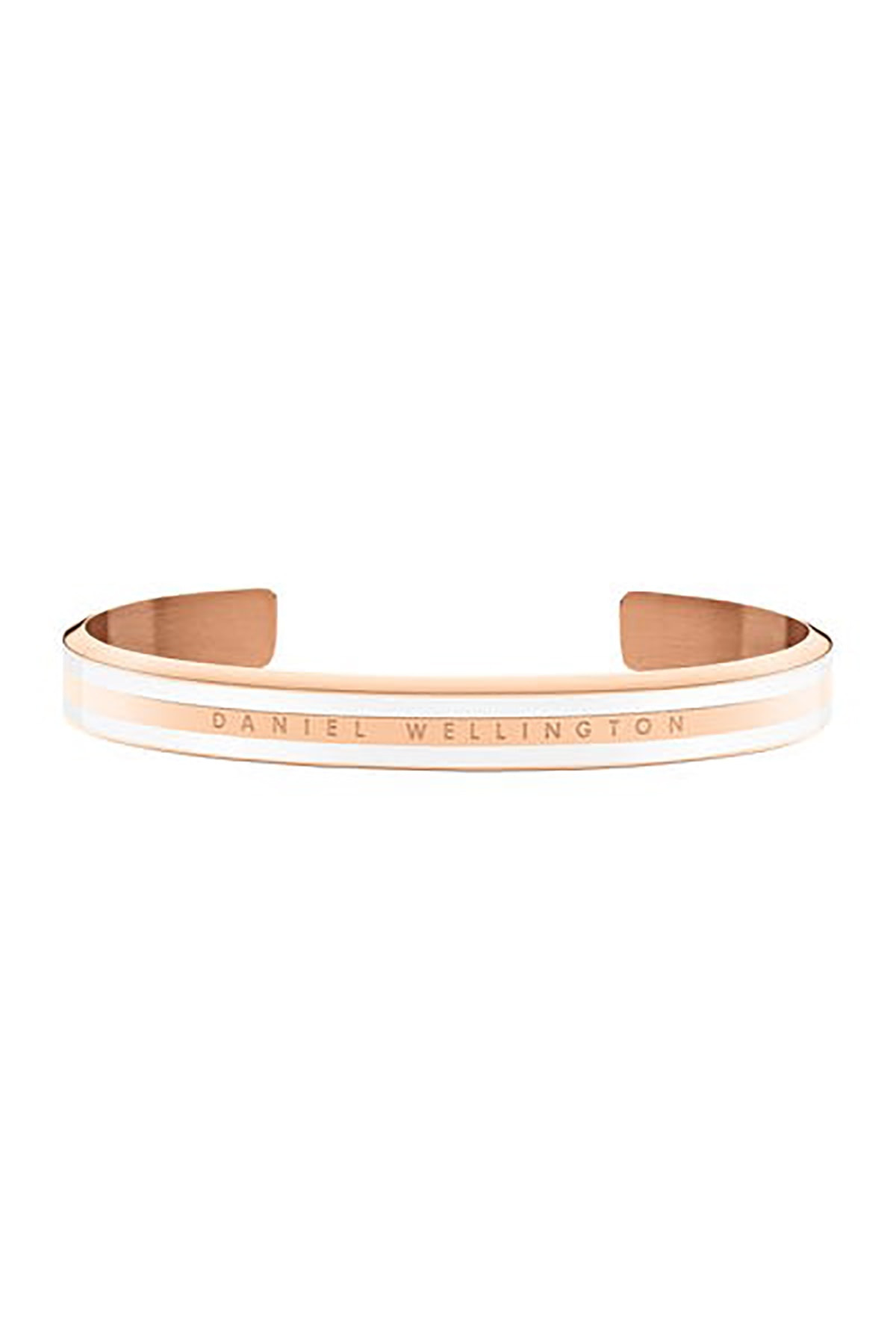 Daniel Wellington Classic Slim Bracelet Rose Gold Satin White Medium - Unisex