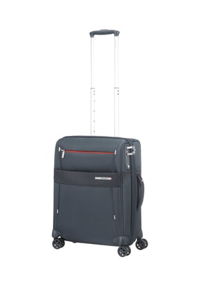 Samsonite Mavi Unisex Duopack - 4 Tekerlekli Körüklü İki Bölmeli Kabin Boy Valiz 55Cm 53910