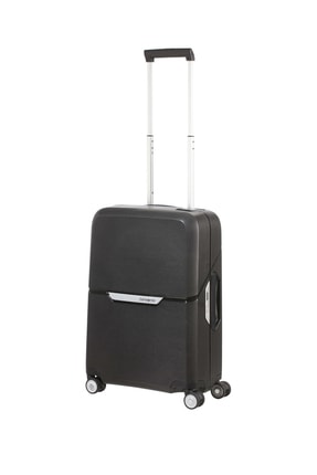 Samsonite Siyah Unisex Magnum - 4 Tekerlekli Kabin Boy Valiz 55Cm 57358