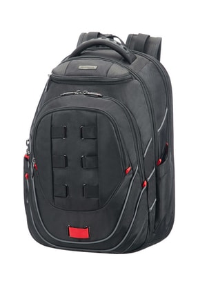 Samsonite Siyah/Kırmızı Unisex Leviathan - Laptop Sırt Çantası 17.3" 8398
