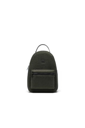 Herschel Unisex Sırt Çantası - Nova Small Sherpa Dark Olive - 10502-03244-OS