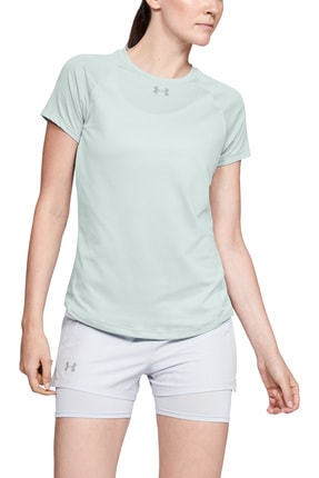 Under Armour Kadın T-Shirt - UA Qualifier Short Sleeve - 1326504-189