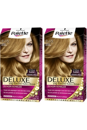 Schwarzkopf 2’li Palette Deluxe 8-65 Kahve Köpüğü - Yağ Bakımlı Kalıcı Saç Boyası