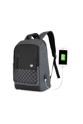 My Valice Smart Bag Usb Şarj Girişli Akıllı Sırt Çantası 1204 Gri