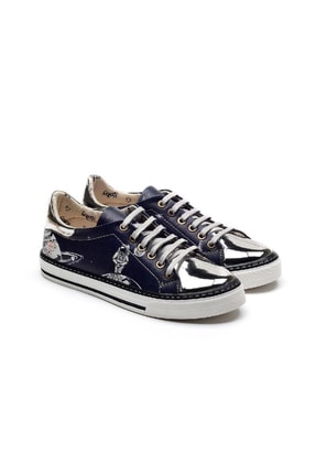 Goby Kadın Siyah Özel Tasarım- Baskılı-astronot Desenli Sneaker