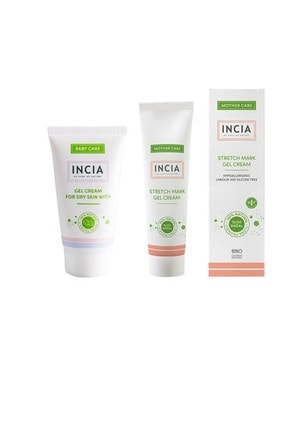 Incia Zeytinyağı Ve E Vitamin Atopik Jel Krem Ve Doğal Karın Çatlak Jel Krem