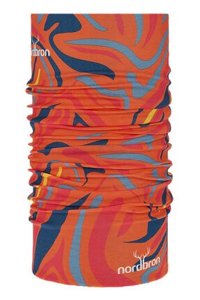 NORDBRON Unisex Turuncu Maske Yüz Ve Kafa Baklava Dikişsiz Bandana
