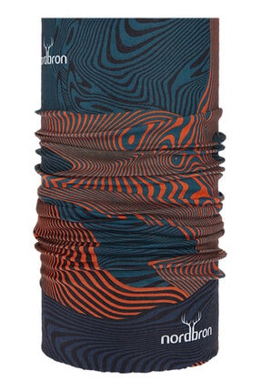 NORDBRON Unisex Lacivert Maske Yüz Ve Kafa Bandı Baklava Dikişsiz Bandana