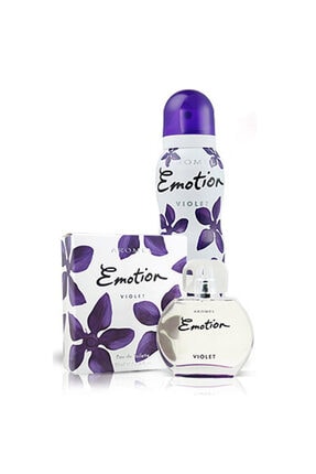 Emotion Violet Edt 50 ml Kadın Parfüm + Vıolet Deodorant HBRDSHP-BRKD-15934