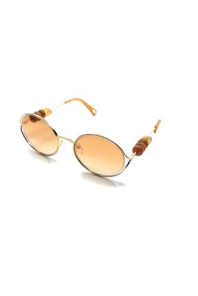 Chloé Kadın Kahverengi Güneş Gözlüğü Ce 167s - 57 / 21/ Gold / Gradıent Burnt Flash Elec