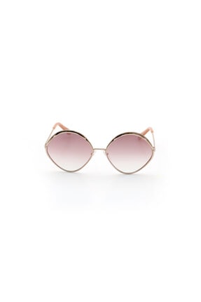 Chloé Kadın Pembe Güneş Gözlüğü Ce 168s - 60 / 17 / Rose Gold / Revo Rose Peach