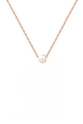 Azuris Silver Kadın Rose Gold 925 Ayar Gümüş 35 cm Kısa Kolye Alk1403