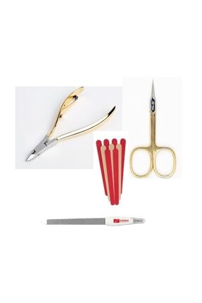 Solingen Profesyonel Set Pens 8412,Makas 8404, Törpü 5151/8, Kısa törpü 5025