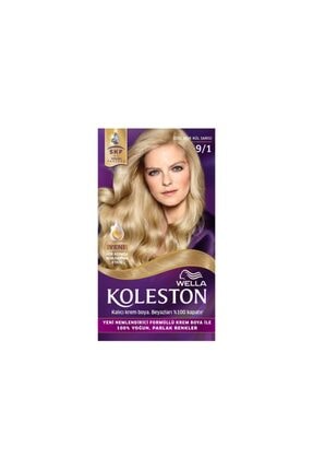 Koleston Wella Saç Boyası Seti 9/1 Özel Açık Kül Sarısı 8699568550366