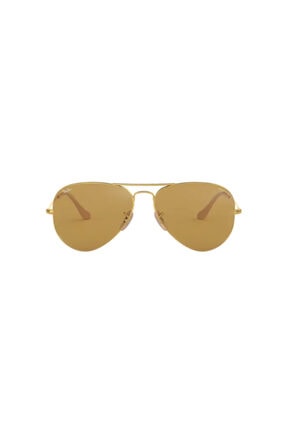 Ray-Ban Unisex Kahverengi Evolve Avıator Damla Güneş Gözlüğü Rb3025 9064/4ı 58 14