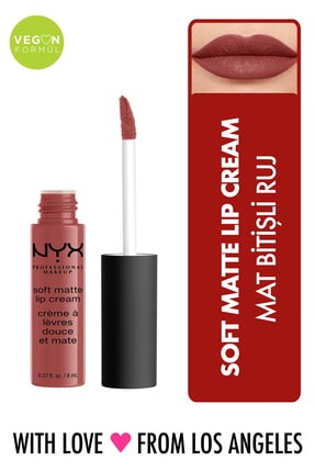 NYX Professional Makeup Mat Ruj - Soft Matte Lip Cream Rome 14 g 800897849023