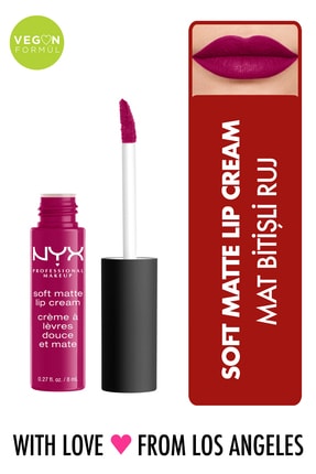 NYX Professional Makeup Mat Ruj - Soft Matte Lip Cream Madrid 14 g 800897848972