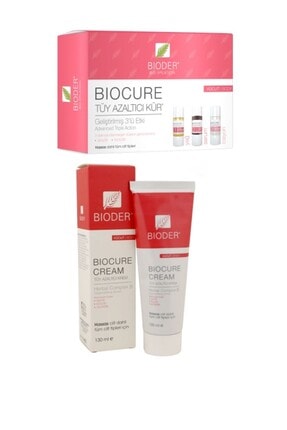 Bioder Sarı Ve Ince Tüylerde Bile Etkili Serum Ve Krem Seti Vücut Için