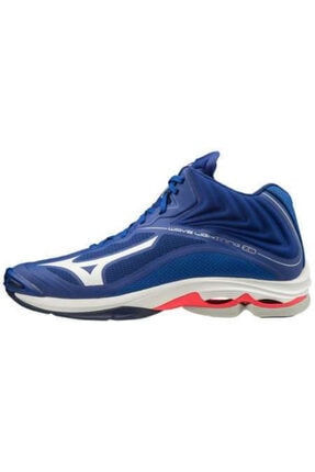 Mizuno Wave Lightning Z6 Mid Unisex Mavi Voleybol Ayakkabısı Lacivert