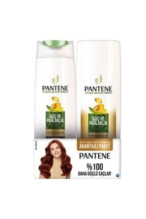 Pantene Onarıcı Koruyucu Şampuan 300 ml Saç Kremi 180 ml Güç Ve Parlaklık 300 ml Saç Krem x 2 Adet