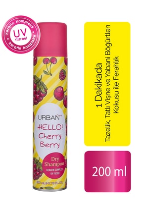 Urban Care Tatlı Vişne ve Yabani Böğürtlen Kokusuyla Ferahlık Sağlayan Kuru Şampuan 200 ml 8680690703140