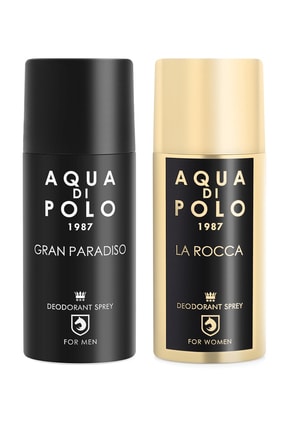Aqua Di Polo Aqua Di Polo 2'li Parfümlü Deodorant Seti Kadın Ve Erkek 300 Ml Stcc000901