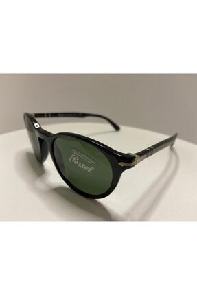 Persol Unisex Siyah Optik 3152-s 9014/31 49/20 Oval Güneş Gözlüğü
