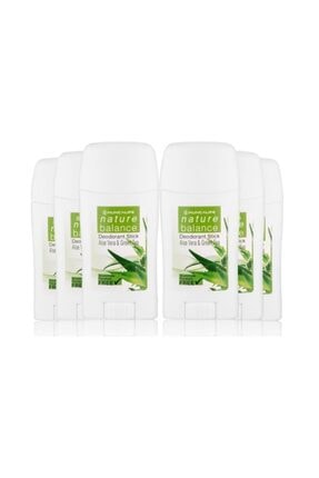 Hunca Nature Balance Deodorant Stick 50 ml - Aloe Vera & Yeşil Çay*6 Adet Avantajlı Paket