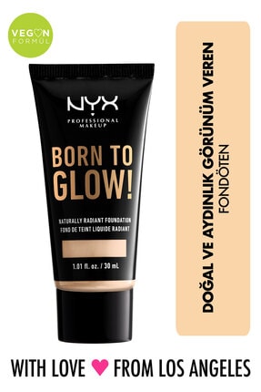 NYX Professional Makeup Fondöten - Born To Glow! Naturally Radiant Foundation 1.5 Fair 800897190293