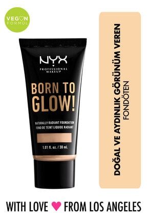 NYX Professional Makeup Fondöten - Born To Glow! Naturally Radiant Foundation 6 Vanilla 800897190347