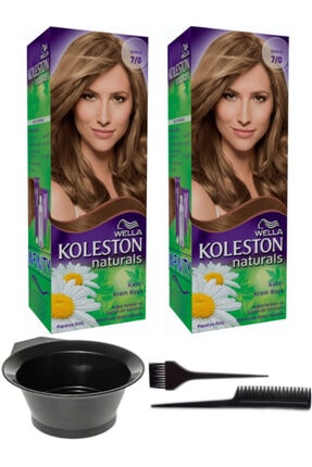 Koleston 2’li Koleston Naturals 7/0 Kumral Kalıcı Krem Saç Boyama Seti 7681355471470