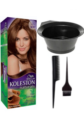 Koleston Naturals 5/37 Orta Kestane Kalıcı Krem Saç Boyama Seti 7681355461410