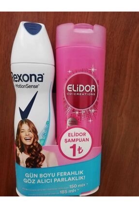 Rexona Shower Fresh 150 ml Deodorant + Elidor Şampuan Güçlü ve Parlak 200 ml x 2 Adet