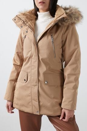 Vero Moda Vmbonus Regular Fit Kapüşonlu Cepli Mont Kadın Mont 10232546