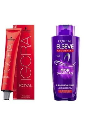 Schwarzkopf Saç Boyası -royal 0-22 Turuncu Azaltıcı - Turunculaşma Karşıtı Mor Şampuan 200 ml