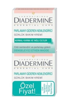 Diadermine Normal, Karma Ve Yağlı Ciltler Için Nemlendirici Bakım Kremi 2'li 50 ml + 50 ml