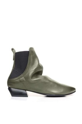 Bueno Shoes Lastik Ve Büzgülü Hakiki Deri Kadın Düz Bot 9p5504