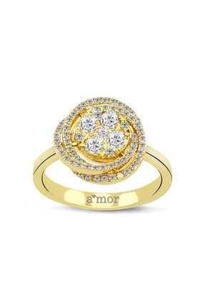 Amor Pırlanta Kadın 0.60 Karat F Renk Fantezi Pırlanta Yüzük