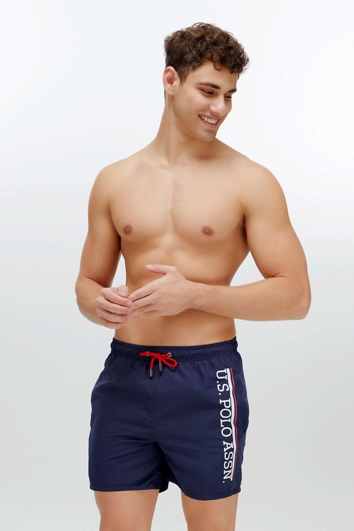 Us polo assn men's swim sale trunks