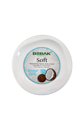 Bebak Hindistan Cevizi Yağlı Soft Nemlendirici Bakım Kremi Kavanoz 300 ml