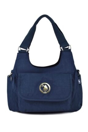 U.S Polo Assn. U.s. Polo Assn. Krinkıl Kumaş Lacivert Bayan Omuz Çantası 20343
