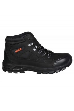 Scooter G5538 Deri Crazy Siyah Unisex Watertight Su Geçirmez Bot